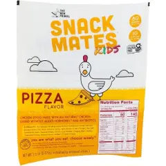 The New Primal Snack Mate Chicken Meat Stick Pizza - Case of 8 - 2.5 oz