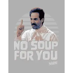Men's Seinfeld No Soup For You Photo T-Shirt