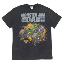 Monster Jam Vintage Wash Matching Family T-Shirt Adult