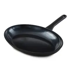 BergHOFF Helix Nonstick Ceramic 13.25" x 9.5" Fish Pan 2qt., Recycled Aluminum, Black