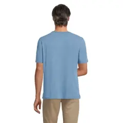 Lands' End Men's Short Sleeve Garment Dye Slub Pocket Tee