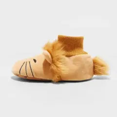 Toddler Boys' Leo Lion Slippers - Cat & Jack&trade; Tan