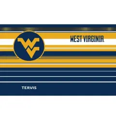 NCAA West Virginia Mountaineers 20oz Hype Stripes Stainless Steel Tumbler