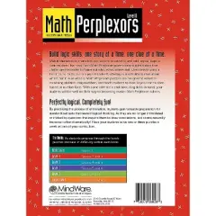 MindWare Math Perplexors: Level A - Brainteasers - 50 Puzzles