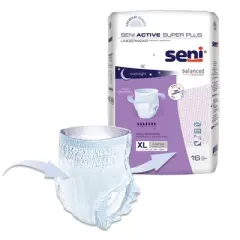Seni Active Super Plus Incontinence Underwear, Overnight Absorbency, Unisex