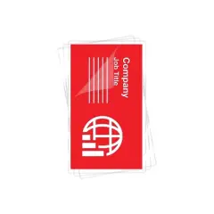 Fellowes Laminating Pouches 5mil 2 1/4 x 3 3/4 Business Card 100/Pack 52031