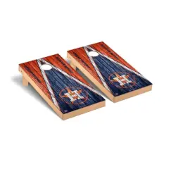 MLB Houston Astros Premium Cornhole Board Triangle Weathered Version