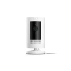 Ring 1080p Stick Up Cam  Wired Plug-In Security Camera - White