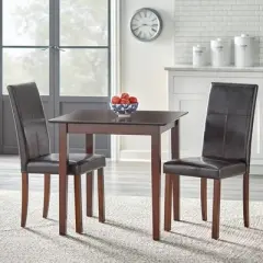 3pc Newark Parson Dining Set Espresso - Buylateral
