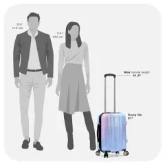 Traveler's Choice Ruma II Hardside Expandable Carry On Suitcase