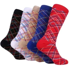 Mio Marino Men's Groovy Designer Dress Socks 5 Pack