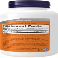 L Tryptophan by Now Foods  -  120 VegCap