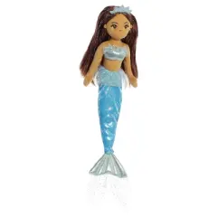 Aurora Sea Sparkles 18" Princess Sparkles Yesenia Mermaid Blue Stuffed Doll