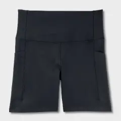Women's 6" Dynamic Flex High-Rise Pocketed Bike Shorts - All In Motion&trade;