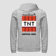 Boys' Minecraft Fleece Sweatshirt - Heather Gray