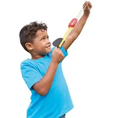 Kidoozie Slingshot Rocket, Launches up to 50 feet, STEM, Whistles, Ages 6+, Colors May Vary