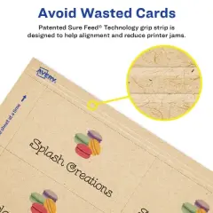 Avery Kraft Brown Business Cards, 2" x 3.5", 150 Total (28311)