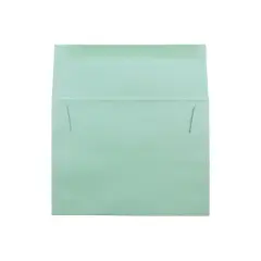 JAM Paper A6 Invitation Envelopes 4.75 x 6.5 Aqua Blue 25/Pack (157460)