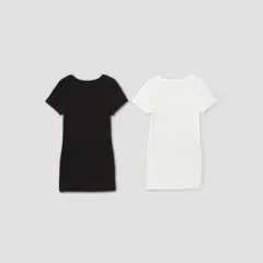 Short Sleeve Non-Shirred 2pk Bundle Maternity T-Shirt - Isabel Maternity by Ingrid & Isabel&trade;