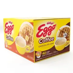 Eggo Chocolate Chip Waffle Coffee Pods Fair Trade Certified - 40 ct