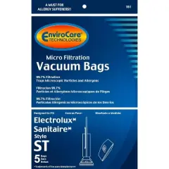 Eureka Sanitaire Style ST Uprights Micro Filtration Vacuum Bags 5 Pack