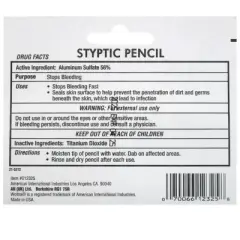 Woltra Nick Relief Large Styptic Pencil (PACK OF 2 - LARGE Pencils)