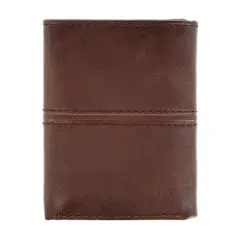 Columbia Men's RFID Protected Trifold Wallet with Double Row Stitching