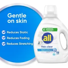 All Free Clear Liquid Fabric Softener - 80 fl oz