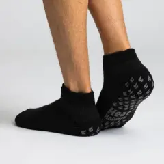 Always Warm by Heat Holders Men's Warmest Twist Ankle Socks - Black 7-12