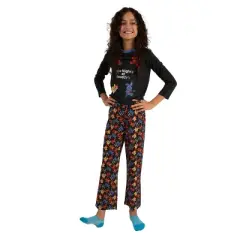 Youth Girls Five Nights at Freddy's 2-Piece Sleepwear Set with Long-Sleeve Shirt and Sleep Pants