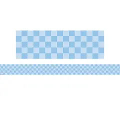 Teacher Created Resources&reg; Checkers Scalloped Border Trim, 35 Feet Per Pack, 6 Packs