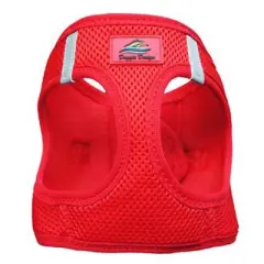 American River Solid Ultra Choke Free Dog Harness - Red