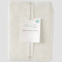 Little Planet by carter's Sweater Knit Baby Blanket - Creme