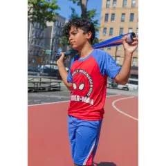 Marvel Spider-Man Graphic T-Shirt Tank Top and Shorts 3 Piece Outfit Set 