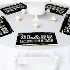 Big Dot of Happiness Reunited - Party Table Decorations - School Class Reunion Party Placemats - Set of 16