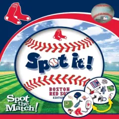 MasterPieces Officially Licensed MLB Boston Red Sox Spot It Game for Kids and Adults