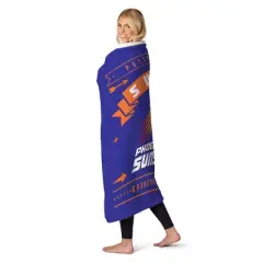 NBA Phoenix Suns Hardwood Classics Silk Touch Faux Shearling Throw Blanket