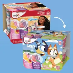 Yoplait Kids' Bluey Yogurt Raspberry/Strawberry Banana - 32oz/8ct