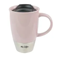 Mr. Coffee14 oz Stoneware Assorted Travel Mugs set of 3