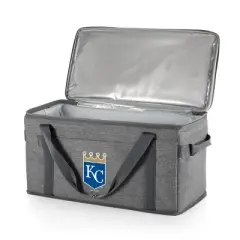 MLB Kansas City Royals 64 Can Collapsible Cooler - Heathered Gray