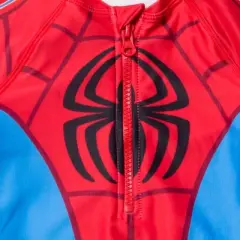 Marvel Avengers Spider-Man Zip Up One Piece Bathing Suit Toddler 