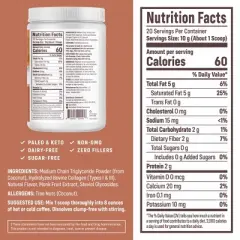 NativePath Vanilla Chai Collagen Coffee Creamer, 200 g, 7.1 oz, 20 Servings