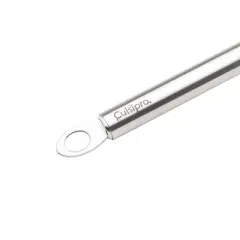 Cuisipro 10-Inch Silicone Flat Whisk, Stainless Steel Handle, Frosted