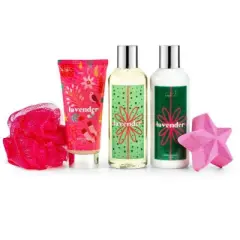 Freida & Joe 5-piece Lavender Bath & Body Collection Gift Box