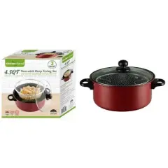 J&V TEXTILES 3pc Deep Fryer Set