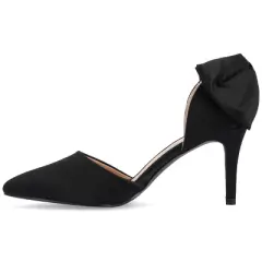 Journee Collection Women's Tanzi Pointed Toe Mid Heel Pumps