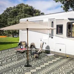 Outdoor Rugs Waterproof Plastic Straw Rug for Patio