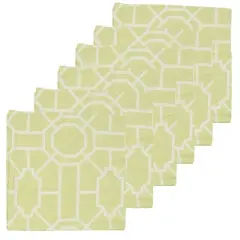 C&F Home Trellis Peridot Cotton Napkin Set of 6