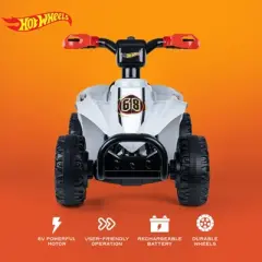 Hot Wheels 6V Ride-On Quad for Toddlers