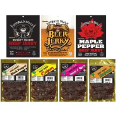 Buffalo Bills Assorted 16-Piece Beef Jerky Sampler Gift Tool Box
